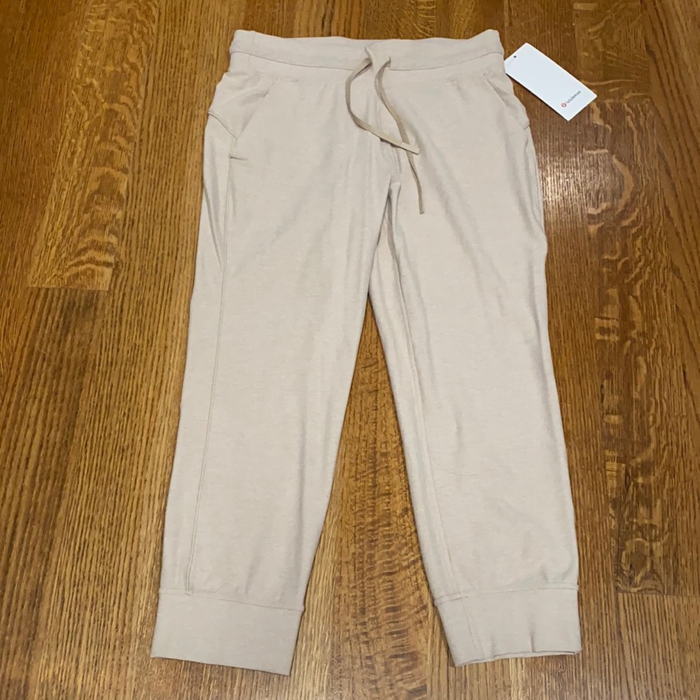 lululemon Athletica Rulu Tan Joggers 8